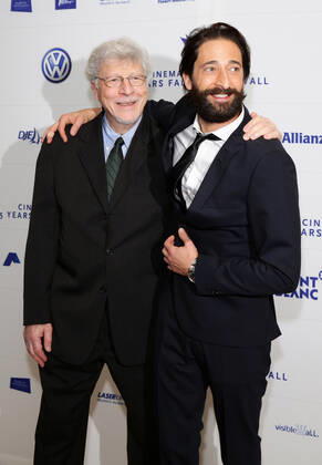 Adrien Brody mit Vater Elliot - Heroes Gala in Hotel Adlon in Berlin am 08.11.2014 Copyright: xJamesxColdreyx