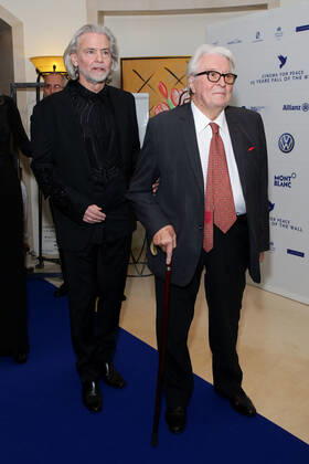 Hermann Buehlbecker und Roland Dumas - Heroes Gala in Hotel Adlon in Berlin am 08.11.2014 Copyright: xJamesxColdreyx