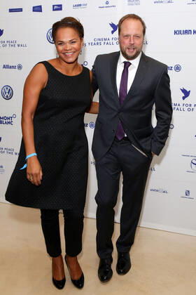 Smudo mit Ehefrau Esther - Heroes Gala in Hotel Adlon in Berlin am 08.11.2014 Copyright: xJamesxColdreyx