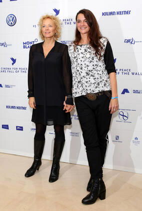 Katja Riemann und Katja von Garnier - Heroes Gala in Hotel Adlon in Berlin am 08.11.2014 Copyright: xJamesxColdreyx