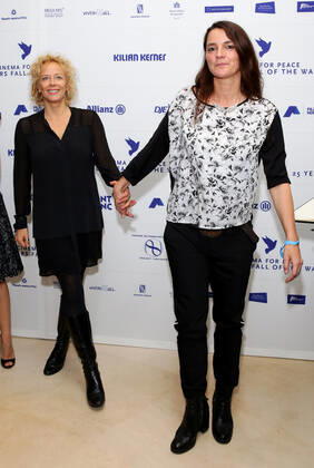 Katja Riemann und Katja von Garnier - Heroes Gala in Hotel Adlon in Berlin am 08.11.2014 Copyright: xJamesxColdreyx