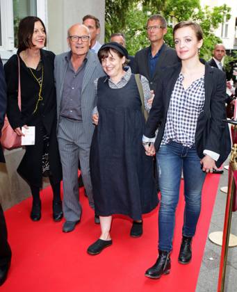 Angela Winkler, Volker Schloendorff und Katharina Thalbach mit enkelin Nellie - Blechtrommel Ð DirectorÕs Cut Screening in Berlin on 07.06.2014 Copyright: xJamesxColdreyx