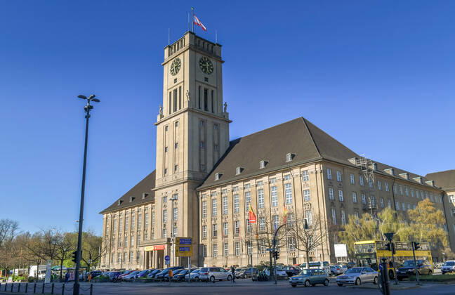 Schöneberg City Hall, John F Kennedy Platz, Schöneberg, Berlin, Germany