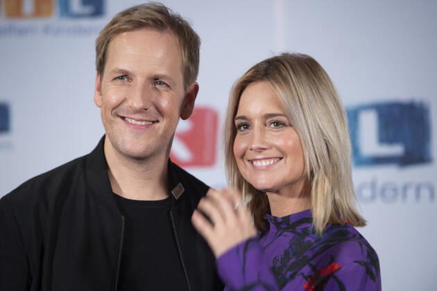 Jan HAHN has died at the age of 47, Jan HAHN, presenter, Susanna OHLEN, presenter, portraet, portroÂÖÃ t, portrait, cropped single image, single subject, 24 RTL Spendenmarathon Wir helfen Kindern , television, 21 22 11 2019 oÂÃ