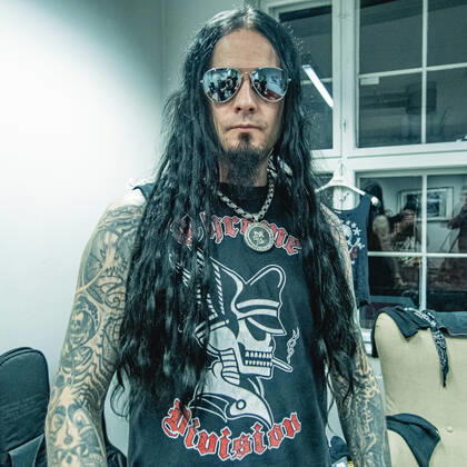 Shagrath Copenhagen, Denmark. 17th, February 2019. Shagrath of the Norwegian heavy metal band Chrome Division. Copenhagen Denmark  Copyright: xGonzalesxPhoto NikolajxBransholmx