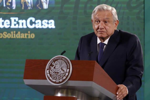 Mexiko, Andres Manuel Lopez Obrador Pressekonferenz in Mexiko-Stadt President Lopez Obrador Meet With Media Mexican President Andres Manuel Lopez Obrador meet with the media during his daily morning news conference at National Palace. on May 7, 2021 in Mexico City, Mexico. Mexico City Mexico group-mexicanp210507_npPSe Copyright: xEyepixx