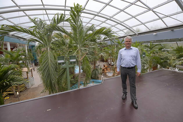 18 05 2021, Bad Wörishofen, 300 days in the Corona lockdown, the spa in Bad Wörishofen uses the time without guests to realize extensive renovations and new buildings In the picture, managing di