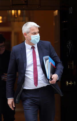 May 25, 2021, London, England, United Kingdom: Chief Secretary to the Treasury and MP for North East Cambridgeshire STEVE BARCLAY is seen at 10 Downing Street. London United Kingdom - ZUMAs262 20210525_zip_s262_018 Copyright: xTayfunxSalcix