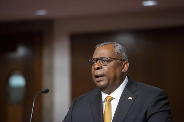 US Secretary of Defense Lloyd Austin III, appears before a Senate Committee on Armed Services hearing to examine the Department of Defense budget posture in review of the Defense Authorization Request for fiscal year 2022, in the Dirksen Senate Office Building in Washington, DC, Thursday, June 10, 2021. Copyright: xRodxLamkeyx xCNPx MediaPunchx