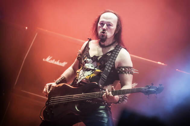 Venom The British heavy metal band Venom performs a live concert at the Norwegian music festival Tons of Rock 2015. Here bass player Conrad Lant (also known as Cronos) is seen live on stage. Norway, 20 06 2015. Halden ostfold Norway Fredriksten  Copyright: xGonzalesxPhoto TerjexDokkenx