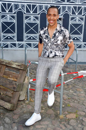 First Steps Award 2021 Jerry Hoffmann Arrival to the 22 Award Ceremony, red carpet to the Young Talent Award First Steps Award 2021 at the Holzmarkt in Berlin on 21 06 2021 Photopress Mueller