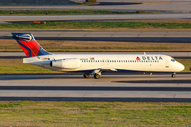 Atlanta, United States 2 April 2019 A Delta Air Lines Boeing 717 200 aircraft with registration N926AT at Atlanta ATL airport in the United States. 1084209715