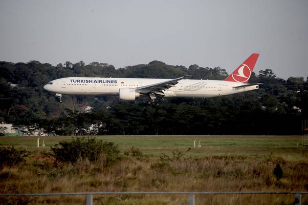 June 26, 2021: Arrival of 6,000 liters of API (Active Pharmaceutical Ingredient) at Guarulhos International Airport, in Sao Paulo state, this Saturday (26), .The inputs will allow the Butantan Institute to manufacture around 5 million doses of the Coronavac vaccine against Covid-19..The landing was accompanied by the governor Joao Doria. - ZUMAl146 20210626_zaf_l146_001 Copyright: xPauloxLopesx