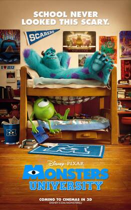 Sulley & Mike Wazowski Film: Monsters University (USA 2013) Director: Dan Scanlon 08 June 2013  Copyright: MaryxEvansxAFxArchivexPixar 13065255 EDITORIAL USE ONLY