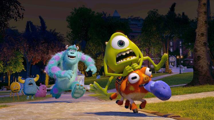 Sulley & Mike Wazowski Film: Monsters University (USA 2013) Director: Dan Scanlon 08 June 2013  Copyright: MaryxEvansxAFxArchivexPixar 13065281 EDITORIAL USE ONLY