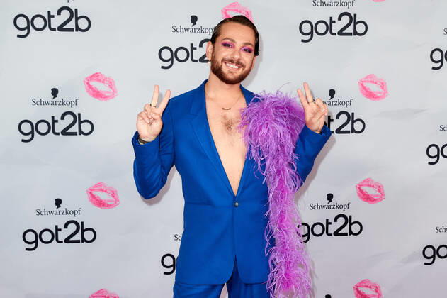 got2b Make up Launch Event Riccardo Simonetti on the red carpet at the got2b Make up Launch Event at the Michelberger Hotel in Berlin Copyright: xEventpressxGolejewskix