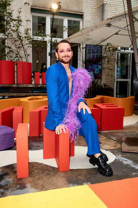 got2b Make up Launch Event Riccardo Simonetti at the got2b Make up Launch Event at the Michelberger Hotel in Berlin Copyright: xEventpressxGolejewskix