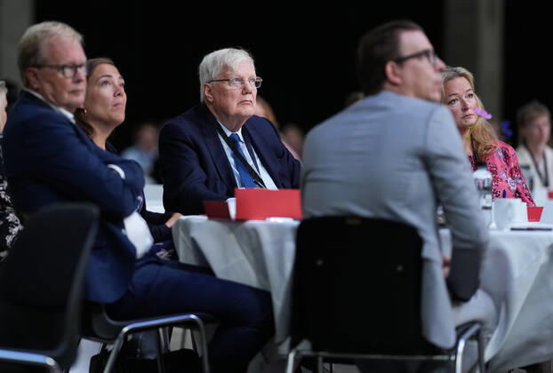 Prime Minister Mette Frederiksen S attends an intergovernmental conference on the Denmark of the future, which will take place in Fredericia on Tuesday 24 August 2021 The conference offers a number of speeches and workshops. , Fredericia Denmark Copyright: ClausxFisker ClausxFiskerx COP102 spdk20210824-140732-L