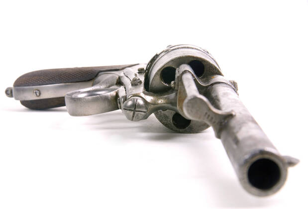 19th century pistol BLWS650957 Copyright: xblickwinkel McPHOTO A.xSchauhuberx