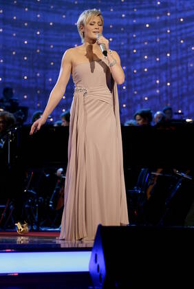 Sängerin Helene Fischer (GER) - Generalprobe 16. Jose Carreras Gala 2010 in der Neuen Messe Leipzig