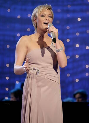 Sängerin Helene Fischer (GER) - Generalprobe 16. Jose Carreras Gala 2010 in der Neuen Messe Leipzig