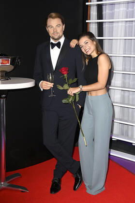 Maxime Herbord at the unveiling of the wax figure of Leonardo DiCaprio at Madame Tussauds Berlin, 31 08 2021 Foto:xF.xKernx xFuturexImage