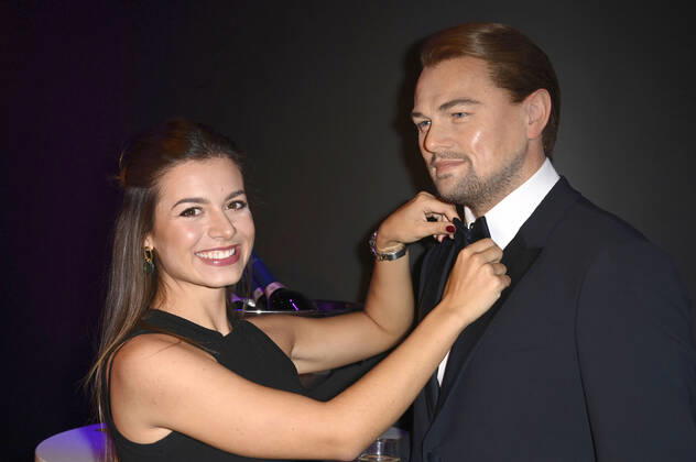Maxime Herbord at the unveiling of the wax figure of Leonardo DiCaprio at Madame Tussauds Berlin, 31 08 2021 Foto:xF.xKernx xFuturexImage