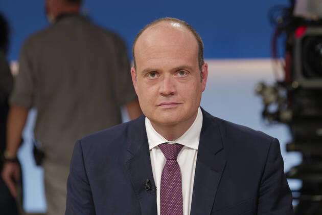 Robin Alexander at Anne Will 2021 09 10 Germany, Berlin Robin Alexander, deputy editor-in-chief Die Welt and Welt am Sonntag, as a guest at Anne Will on Ersten Topic of the ARD Politics Talk Round After the TV Triell how did the candidates for the chancellorship present themselves