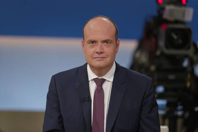 Robin Alexander at Anne Will 2021 09 10 Germany, Berlin Robin Alexander, deputy editor-in-chief Die Welt and Welt am Sonntag, as a guest at Anne Will on Ersten Topic of the ARD Politics Talk Round After the TV Triell how did the candidates for the chancellorship present themselves