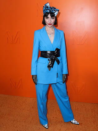 MARCELL VON BERLIN Spring Summer 2021 Runway Fashion Show - Arrivals BEVERLY HILLS, LOS ANGELES, CALIFORNIA, USA - SEPTEMBER 16: Rapper Qveen Herby arrives at the MARCELL VON BERLIN Spring Summer 2021 Runway Fashion Show held at the Sheats Goldstein Residence on September 16, 2021 in Beverly Hills, Los Angeles, California, United States. Beverly Hills California United States collin-marcellv210916_nppOr  Copyright: xImagexPressxAgencyx