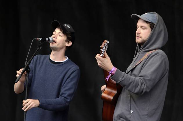 AnnenMayKantereit live at the final concert of the global climate strike of Fridays for Future for climate justice and the fight against the climate crisis Hamburg 24 09 2021 Foto:xC.xTamckex xFuturexImage