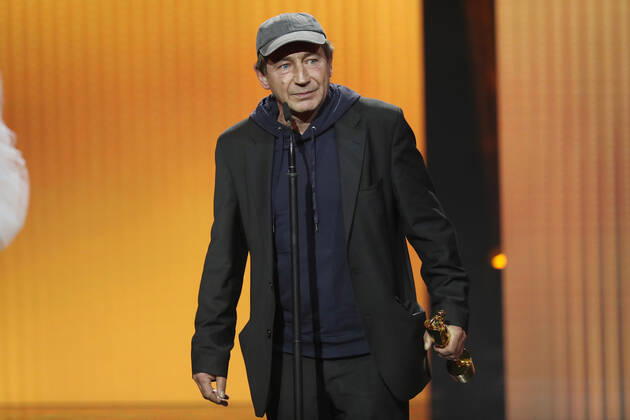 German Film Award 2021 BEST MALE SIDE ROLE Thorsten Merten Â- CURVEBALL at the show during the German Film Award 2021 ceremony at Messe Berlin Copyright: xEventpressxRadkex