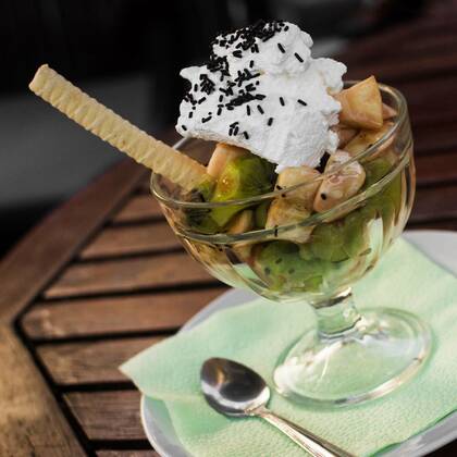  fruit salad dessert, 13.10.2020, Copyright: xNikoletaVukovicx Panthermedia26973532