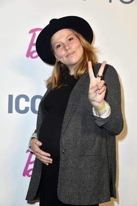 Franziska van der Heide at the presentation of the 4 Iconista Award 2021 at the Stadtbad Oderberger Berlin, 14 10 2021 Foto:xN.xKubelkax xFuturexImage
