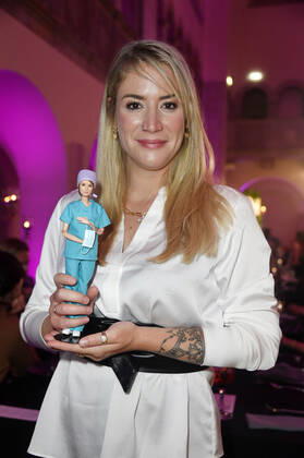 Franziska Böhler at the presentation of the 4 Iconista Award 2021 at the Stadtbad Oderberger Berlin, 14 10 2021 Foto:xN.xKubelkax xFuturexImage