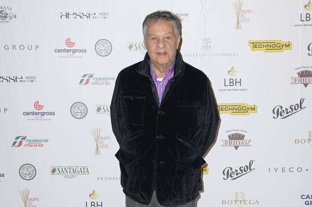 November 8, 2021, Rome, Italy: Renato Pozzetto attends the red carpet of the 61st Globo D Oro Award at the Auditorium Parco della Musica. Rome Italy - ZUMAs197 20211108_zaa_s197_093 Copyright: xMarioxCartellix