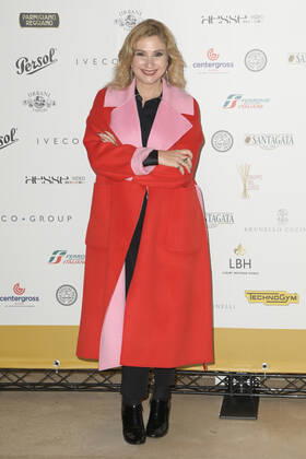 November 8, 2021, Rome, Italy: Simona Bortone attends the red carpet of the 61st Globo D Oro Award at the Auditorium Parco della Musica. Rome Italy - ZUMAs197 20211108_zaa_s197_129 Copyright: xMarioxCartellix