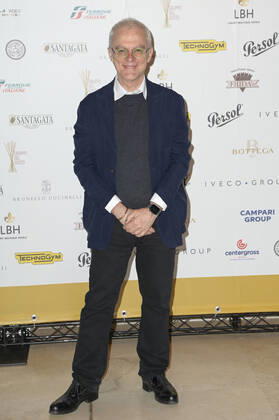 November 8, 2021, Rome, Italy: Daniele Luchetti attends the red carpet of the 61st Globo D Oro Award at the Auditorium Parco della Musica. Rome Italy - ZUMAs197 20211108_zaa_s197_137 Copyright: xMarioxCartellix
