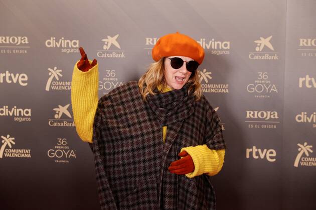 Spanish actresss Emma Suarez poses after announced the nominate films of Goya Awards 2021 during an act held in Madrid, Spain on 29 November 2021. The film The good boss by Fernando Leon de Aranoa has received 20 nominations. Goya Awards 2021 nominations !ACHTUNG: NUR REDAKTIONELLE NUTZUNG!  Copyright: xEmilioxNaranjox GRAF4523 20211129-aff1eb4d6eeee8b0f3824760301c3299d5d13301