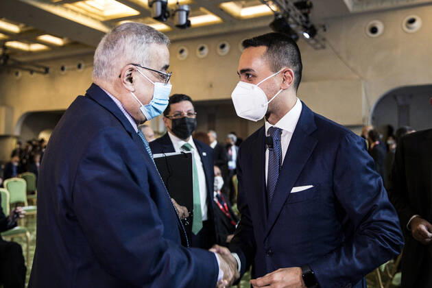 December 3, 2021, Roma, Italia: Italian Foreign Minister Luigi Di Maio attend the conference Rome MED - Mediterranean Dialogues, in Rome, Italy, 03 December 2021. ANSA ANGELO CARCONI Roma Italia - ZUMAa110 20211203_zaf_a110_013 Copyright: xAngeloxCarconix