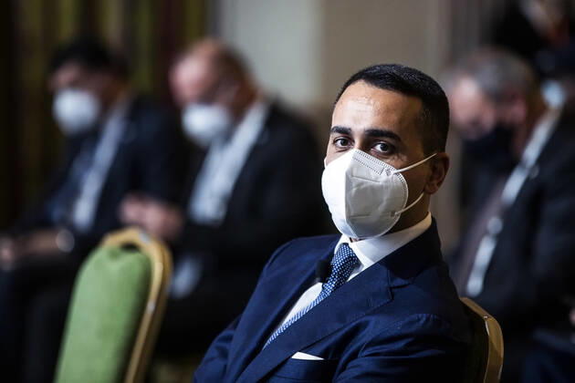 December 3, 2021, Roma, Italia: Italian Foreign Minister Luigi Di Maio attend the conference Rome MED - Mediterranean Dialogues, in Rome, Italy, 03 December 2021. ANSA ANGELO CARCONI Roma Italia - ZUMAa110 20211203_zaf_a110_014 Copyright: xAngeloxCarconix