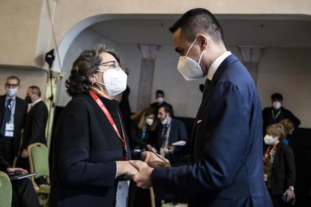 December 3, 2021, Roma, Italia: Italian Foreign Minister Luigi Di Maio attend the conference Rome MED - Mediterranean Dialogues, in Rome, Italy, 03 December 2021. ANSA ANGELO CARCONI Roma Italia - ZUMAa110 20211203_zaf_a110_015 Copyright: xAngeloxCarconix