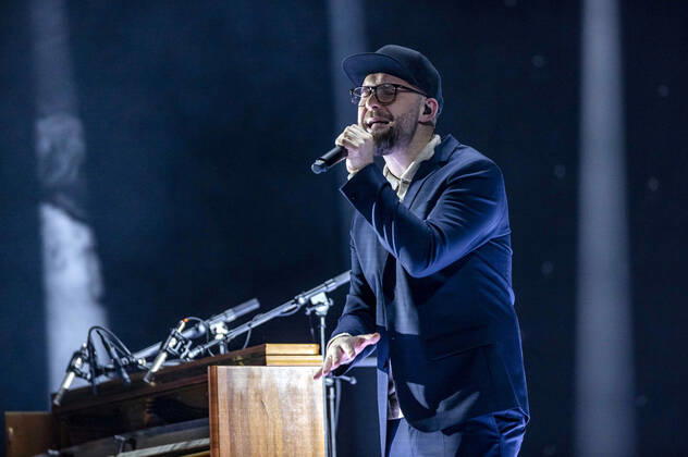 Mark Forster at the recording of the TV show MDR Sputnik presents Friends of Mark Forster at the Carl Maria von Weber Theater Bernburg, 07 12 2021 Foto:xM.xKremerx xFuturexImage
