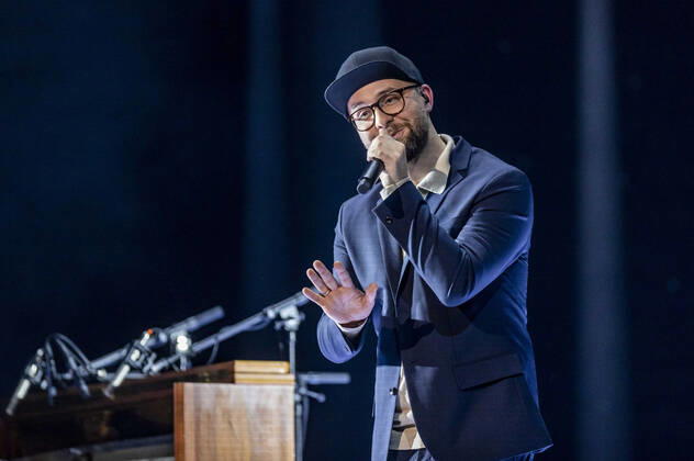 Mark Forster at the recording of the TV show MDR Sputnik presents Friends of Mark Forster at the Carl Maria von Weber Theater Bernburg, 07 12 2021 Foto:xM.xKremerx xFuturexImage