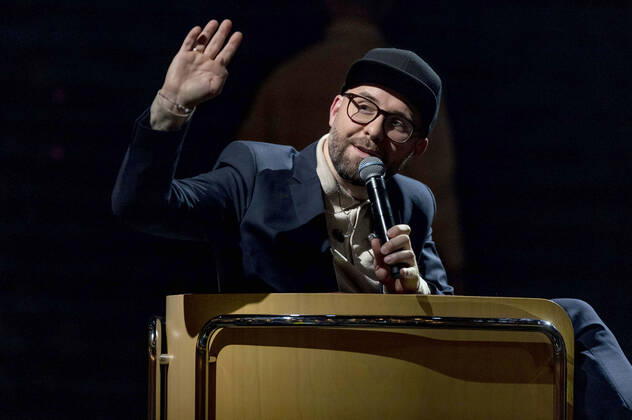 Mark Forster at the recording of the TV show MDR Sputnik presents Friends of Mark Forster at the Carl Maria von Weber Theater Bernburg, 07 12 2021 Foto:xM.xKremerx xFuturexImage