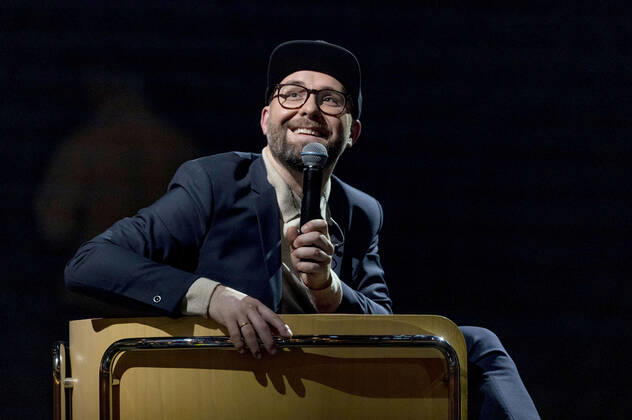 Mark Forster at the recording of the TV show MDR Sputnik presents Friends of Mark Forster at the Carl Maria von Weber Theater Bernburg, 07 12 2021 Foto:xM.xKremerx xFuturexImage