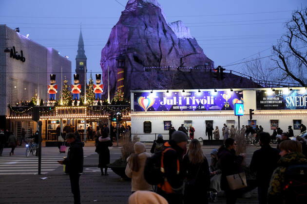 Copenhagen Denmark. 17 December 2021 Tivoli Garden will clsoe from sunday 19 Decemnber 2021 beacused omicron surge in Denmark. (Photo..Francis Joseph Dean Dean Pictures)