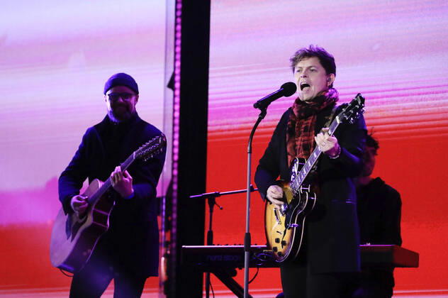 Michael Patrick Kelly in the New Years Eve show Celebrate at the Gate Welcome 2022 at the Brandenburg Gate Berlin, 31 12 2021 Foto:xS.xGabschx xFuturexImage
