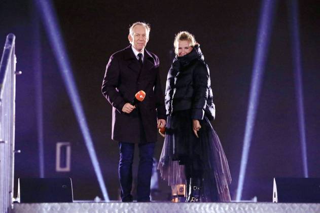Johannes B Kerner and Andrea Kiewel in the New Years Eve show Celebrate at the Gate Welcome 2022 at the Brandenburg Gate Berlin, 31 12 2021 Foto:xS.xGabschx xFuturexImage