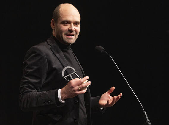David Dencik wins AArets male supporting role TV series for The Chestnut Man ROBERT The prizes will be with Camilla Bendix which will be handed out in the Tivoli Hotel Congress Center on Saturday 5 February 2022, Copenhagen Denmark  Copyright: fotograf@clausbech.dk ClausxBechx Cop102 spdk20220205-200923-L